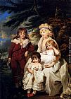 Portrait Of The Hon. Juliana Talbot, Mrs Michael Bryan (1759-1801), With Her Children Henry, Maria And Elizabeth